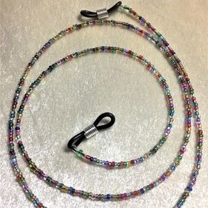 Multi-Jewel Tone Eyeglass Chain #1338